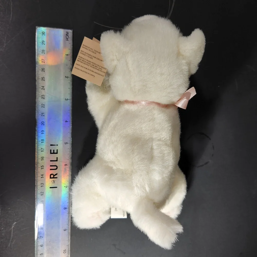 Bearington Collection White Cat Plush Toy Sissy Retired Plushie